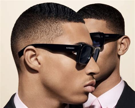 burberry glasses with b on side|burberry glasses for men.